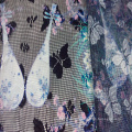 Polyester Printed Mesh Lace Fabric for Home Textile and Garment